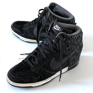 Women's Dunk Sky High Print - Black - Size 10